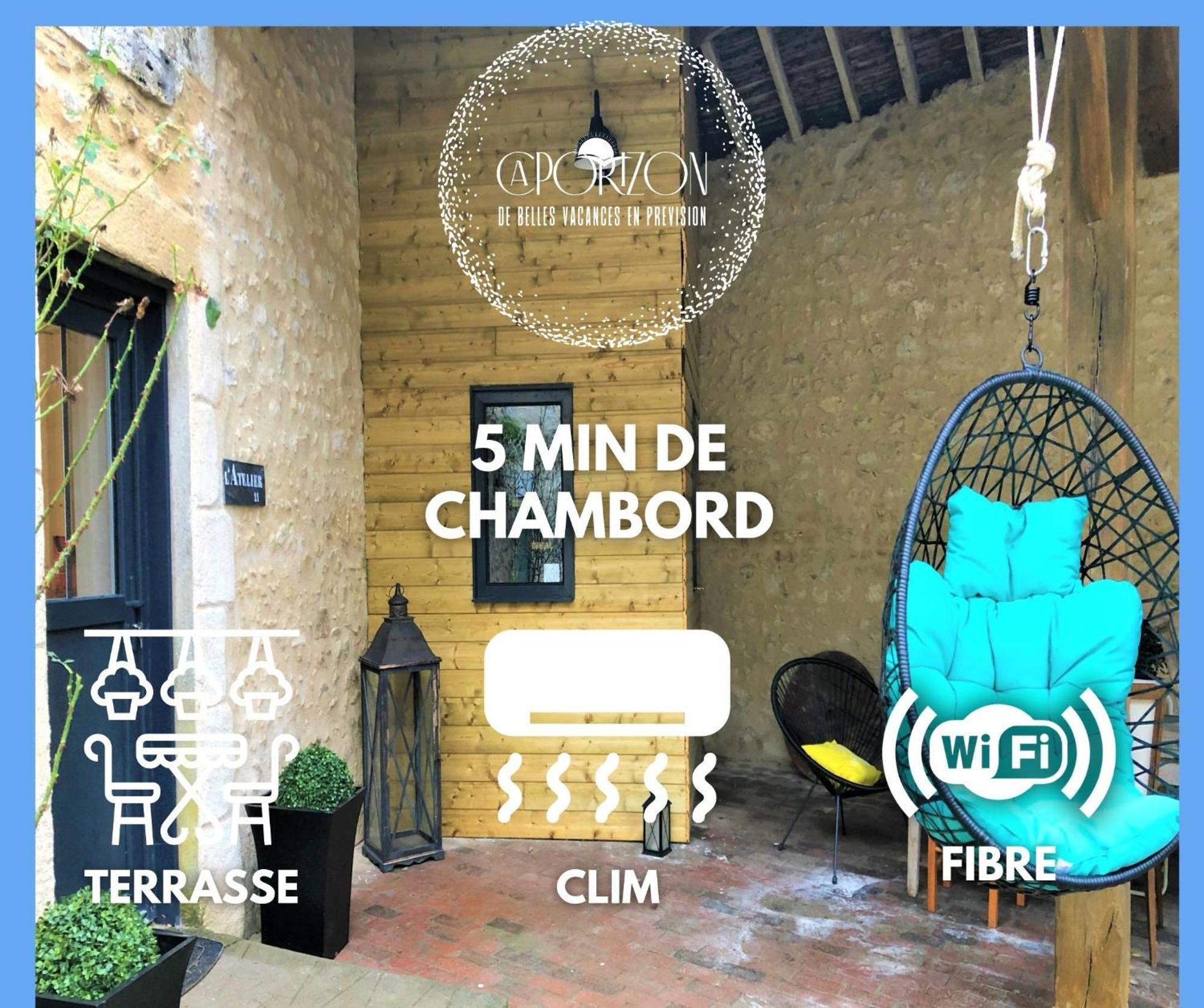 Caporizon-L'Atelier-Aux Portes Du Chateau De Chambord Saint-Claude-de-Diray Екстериор снимка
